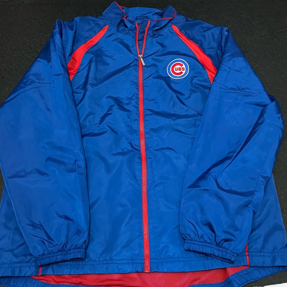 Chicago Cubs Blue Windbreaker Jacket
